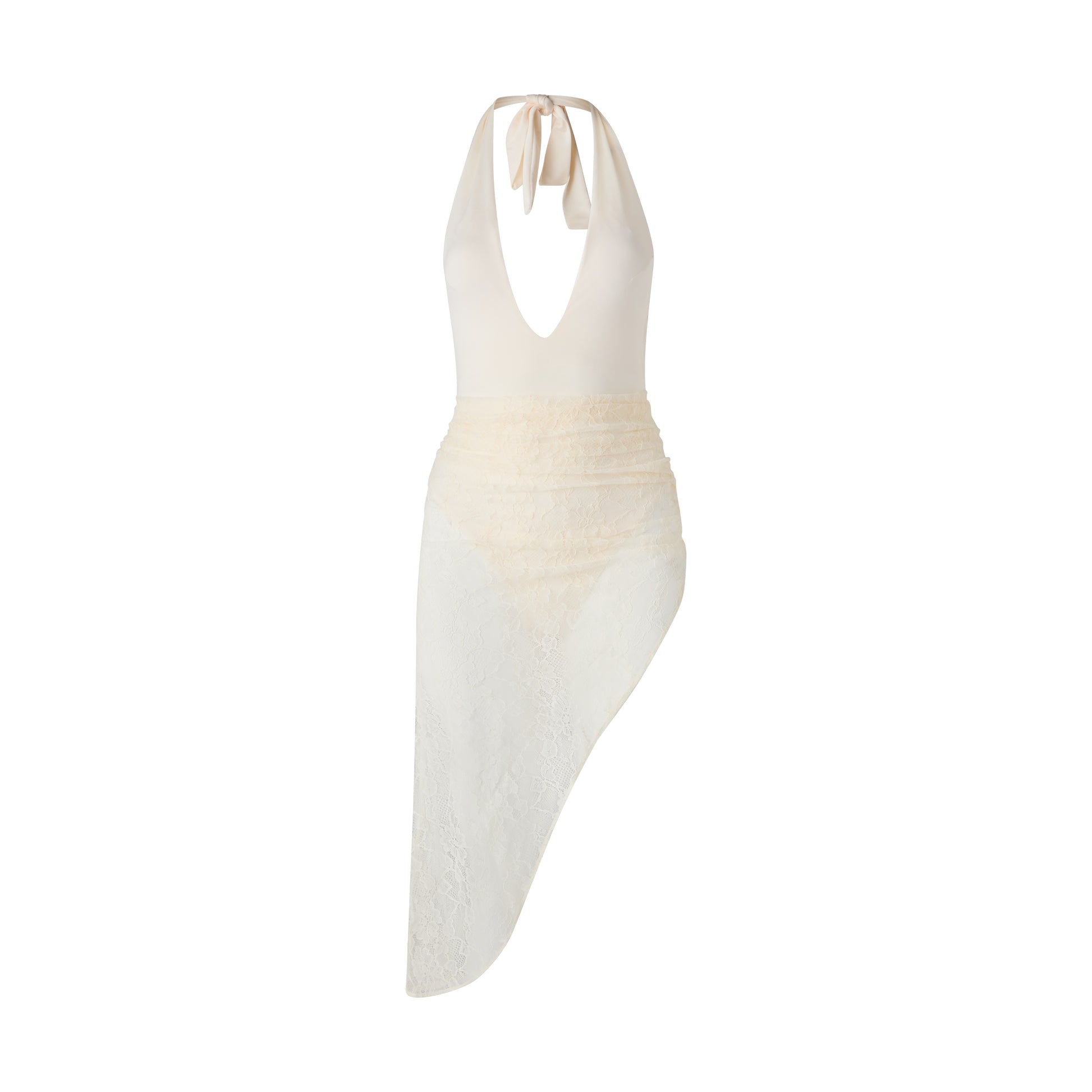 Lovisa bodysuit & lace skirt