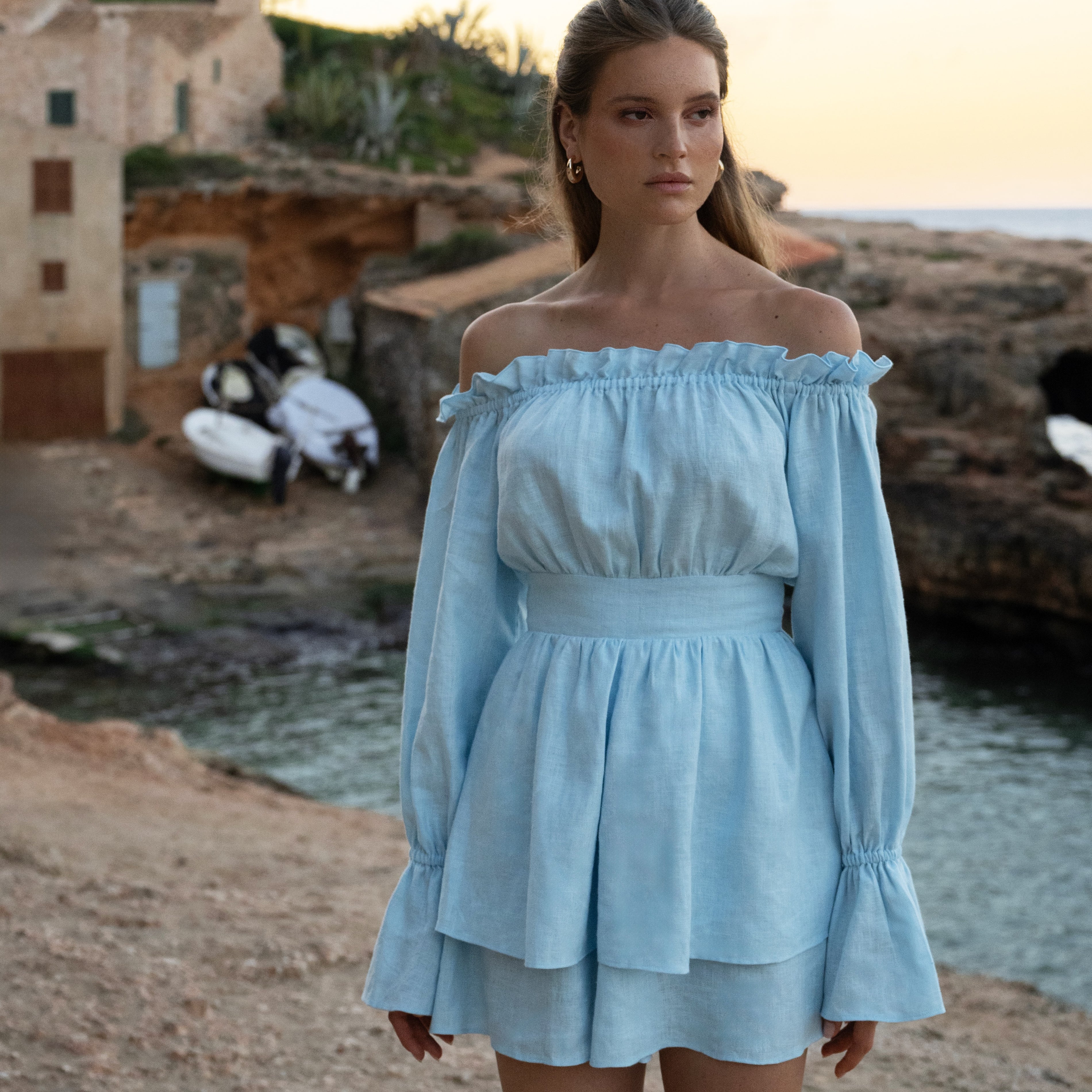 Alexia dress blue