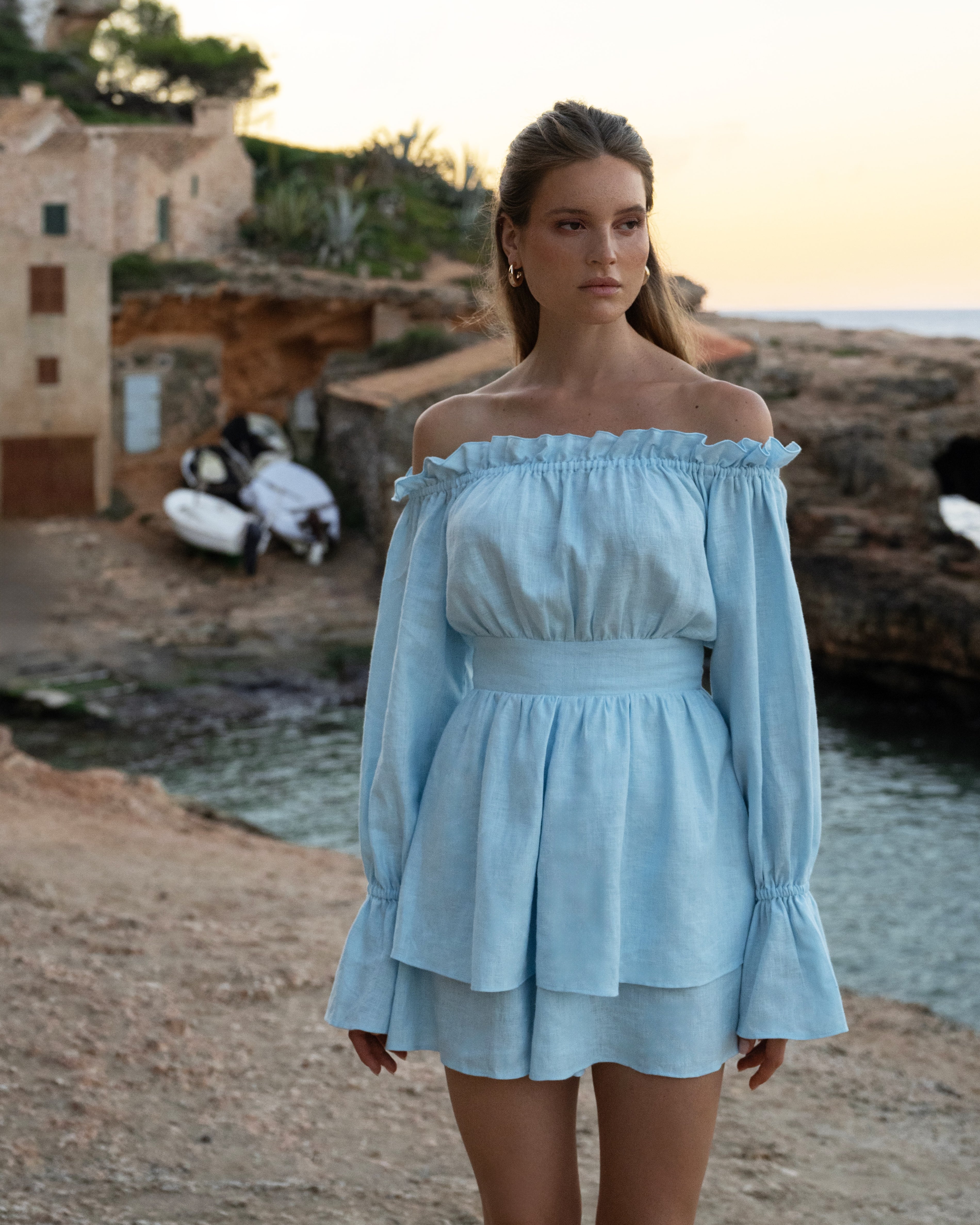 Alexia dress blue