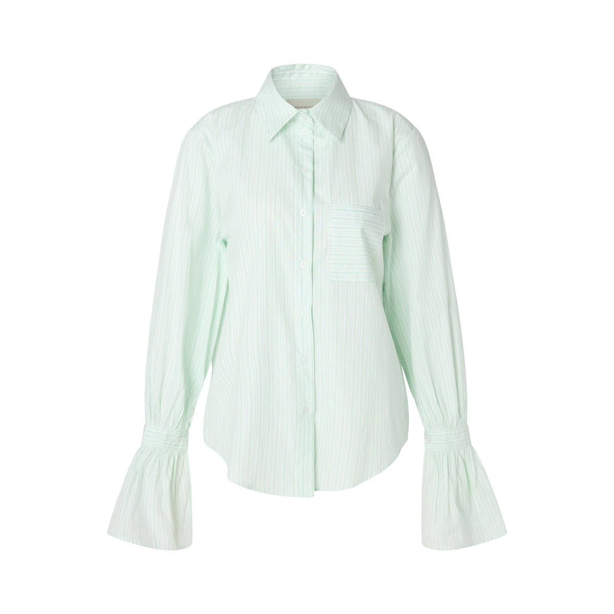 Jules shirt stripe green