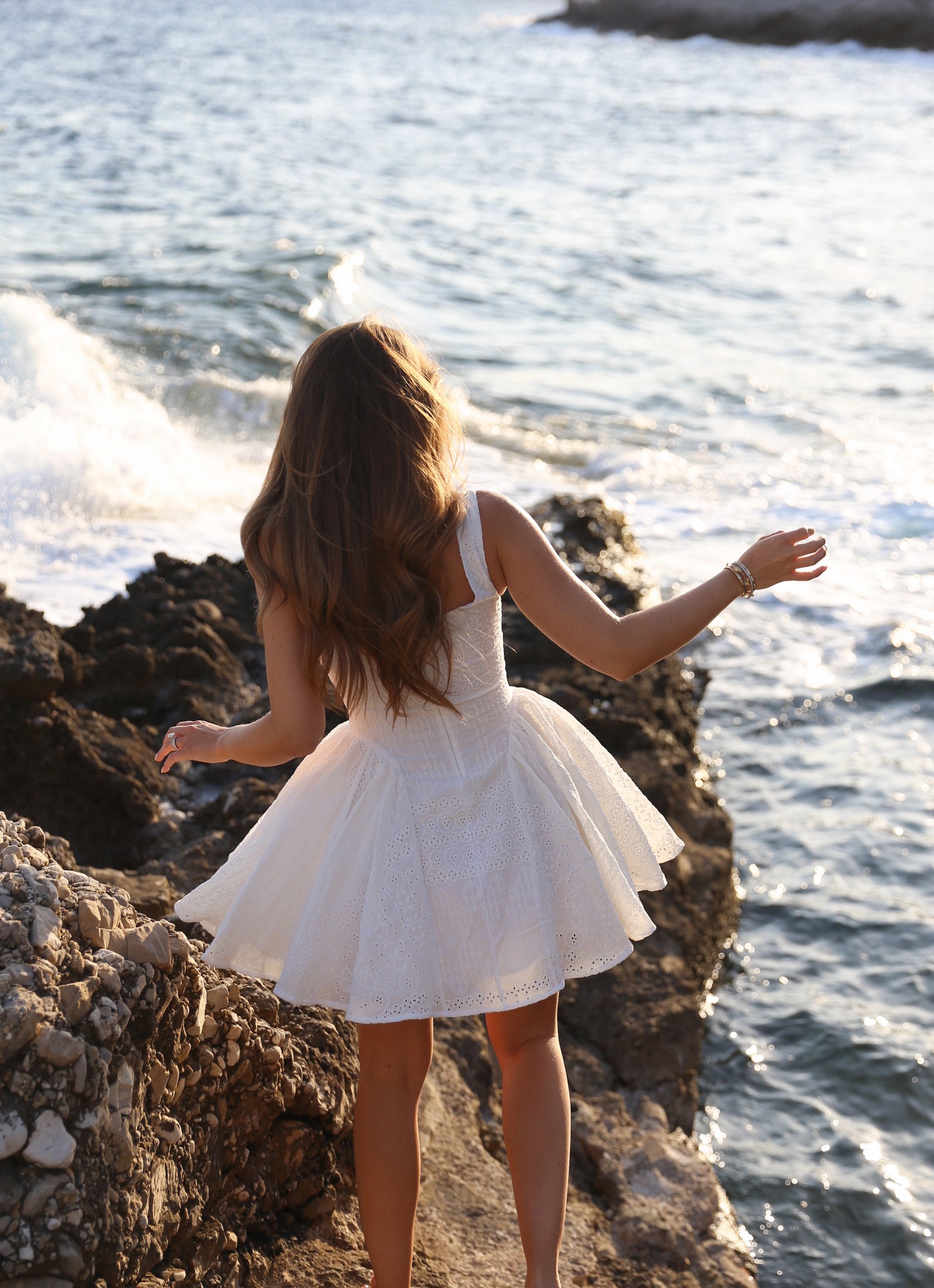 Lovisa embroidered mini dress