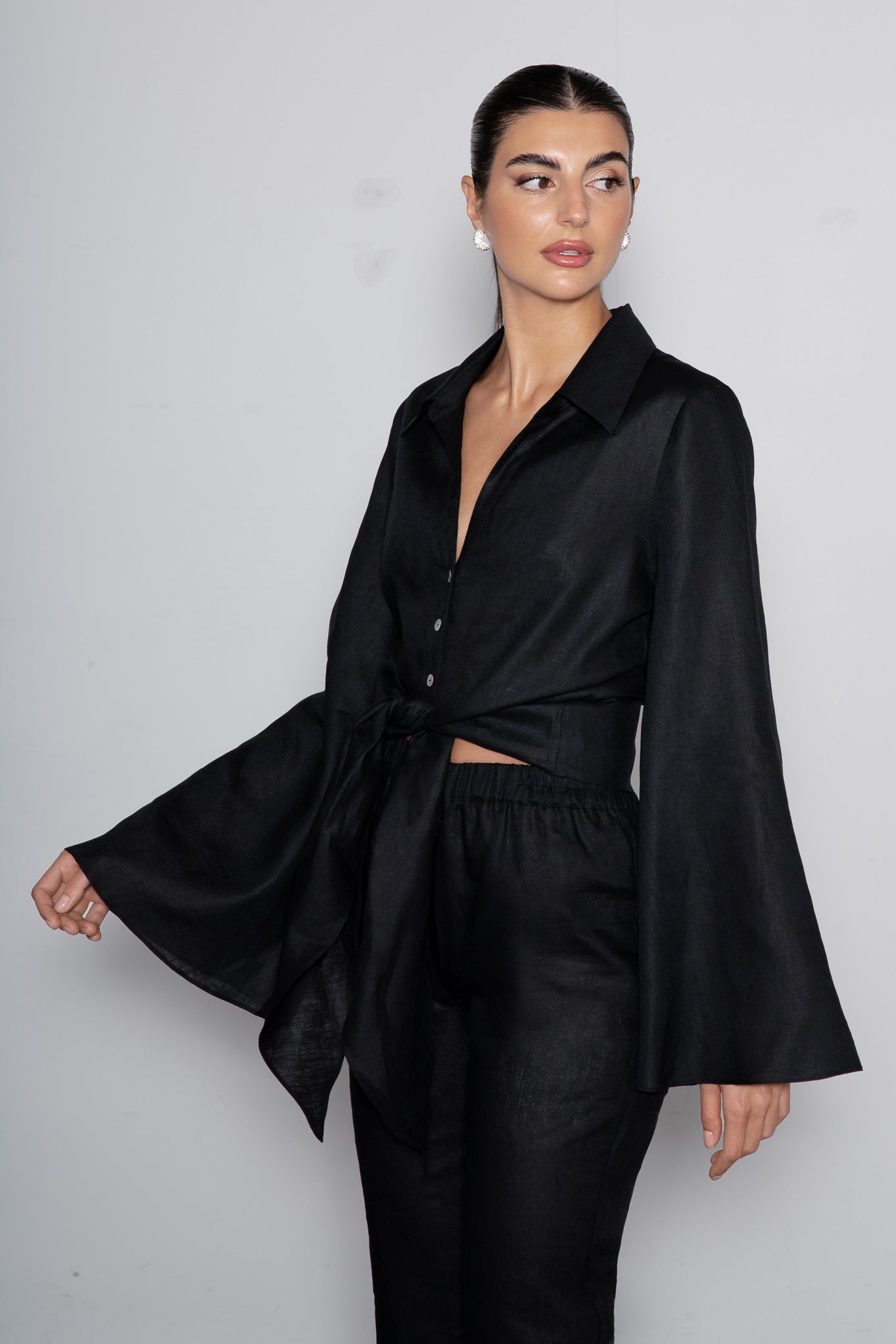 بنطلون أدريان أسود