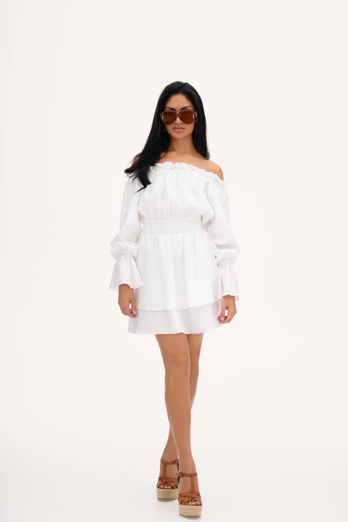 Alexia dress white