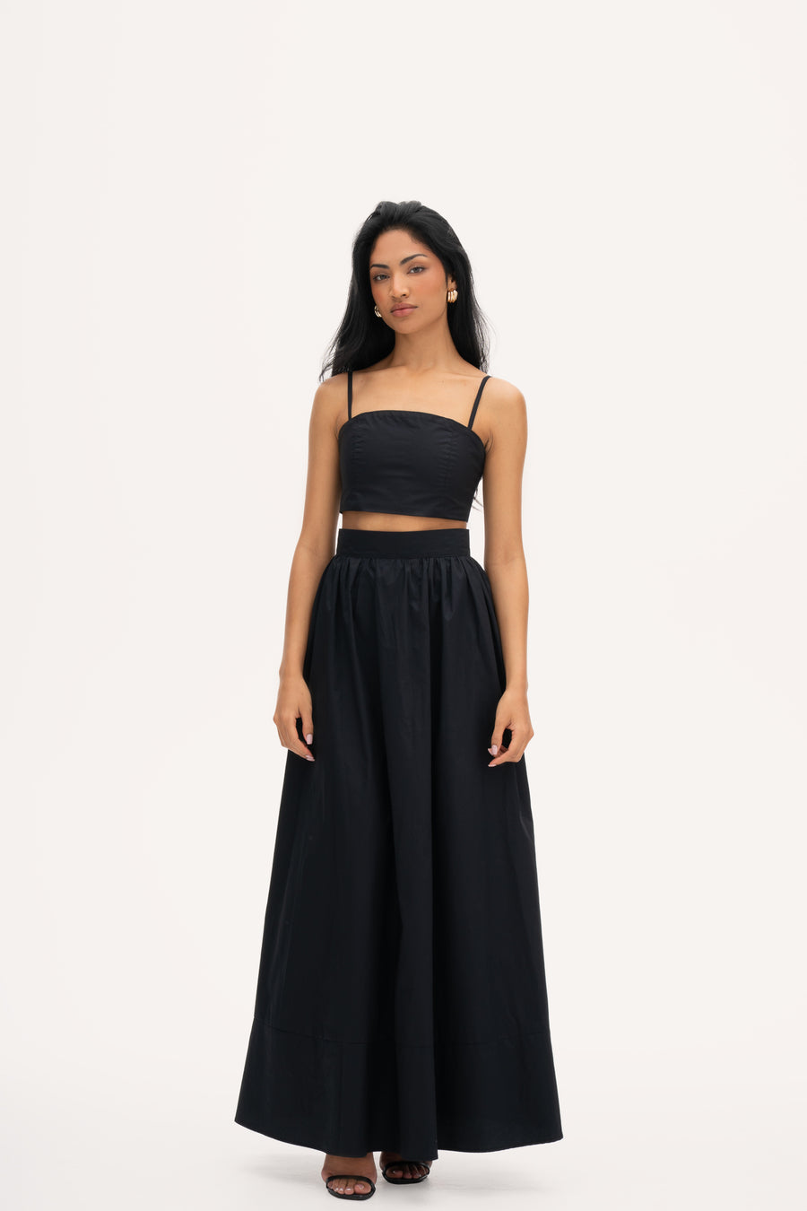 Rosina maxi skirt black