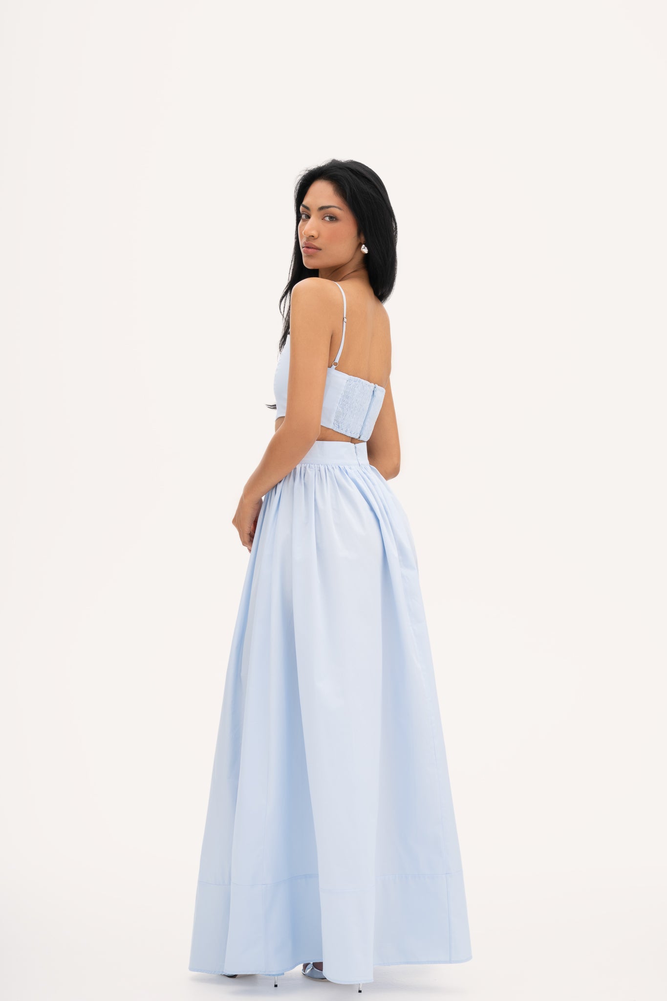 Rosina maxi skirt blue