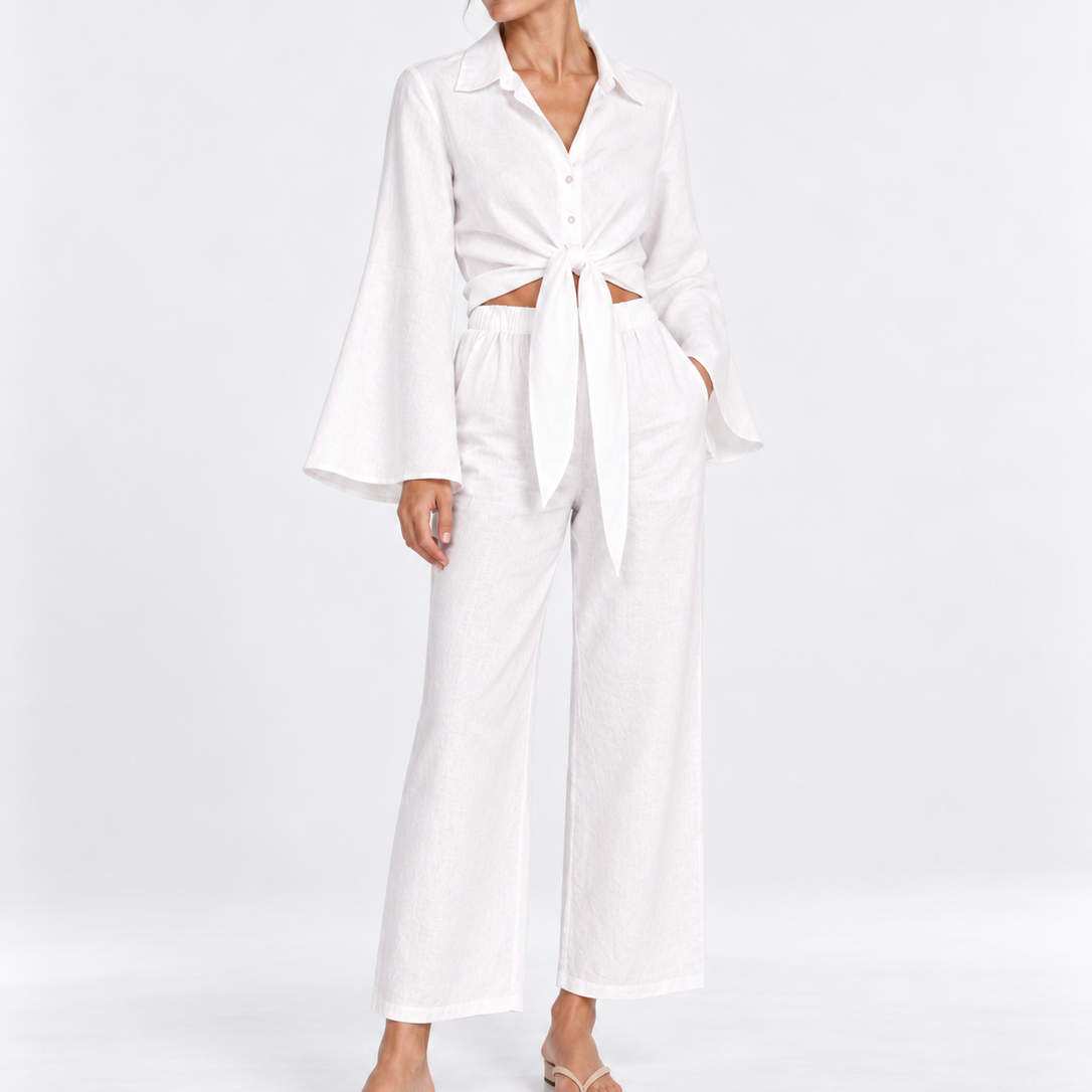 Adrienne trousers white