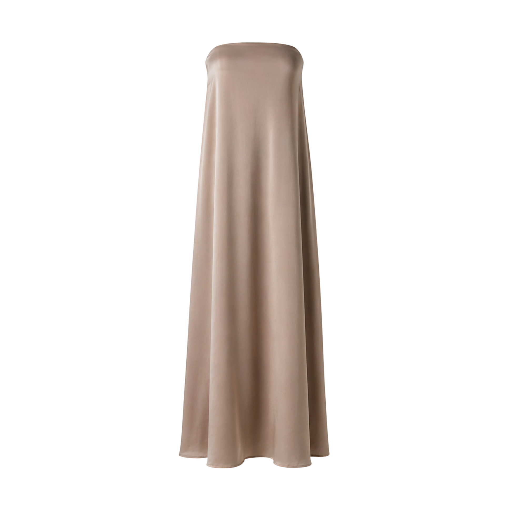 Lovisa strapless silk dress bronze