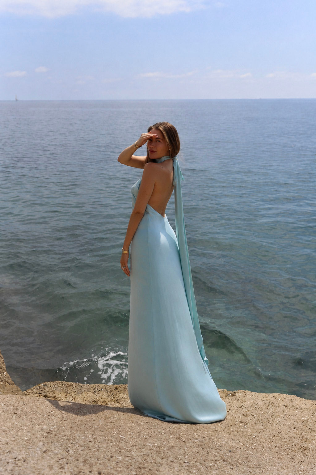 Lovisa halter silk dress
