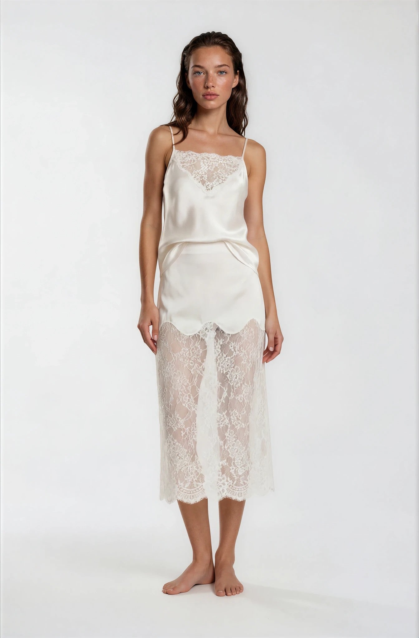 Lovisa silk lace skirt