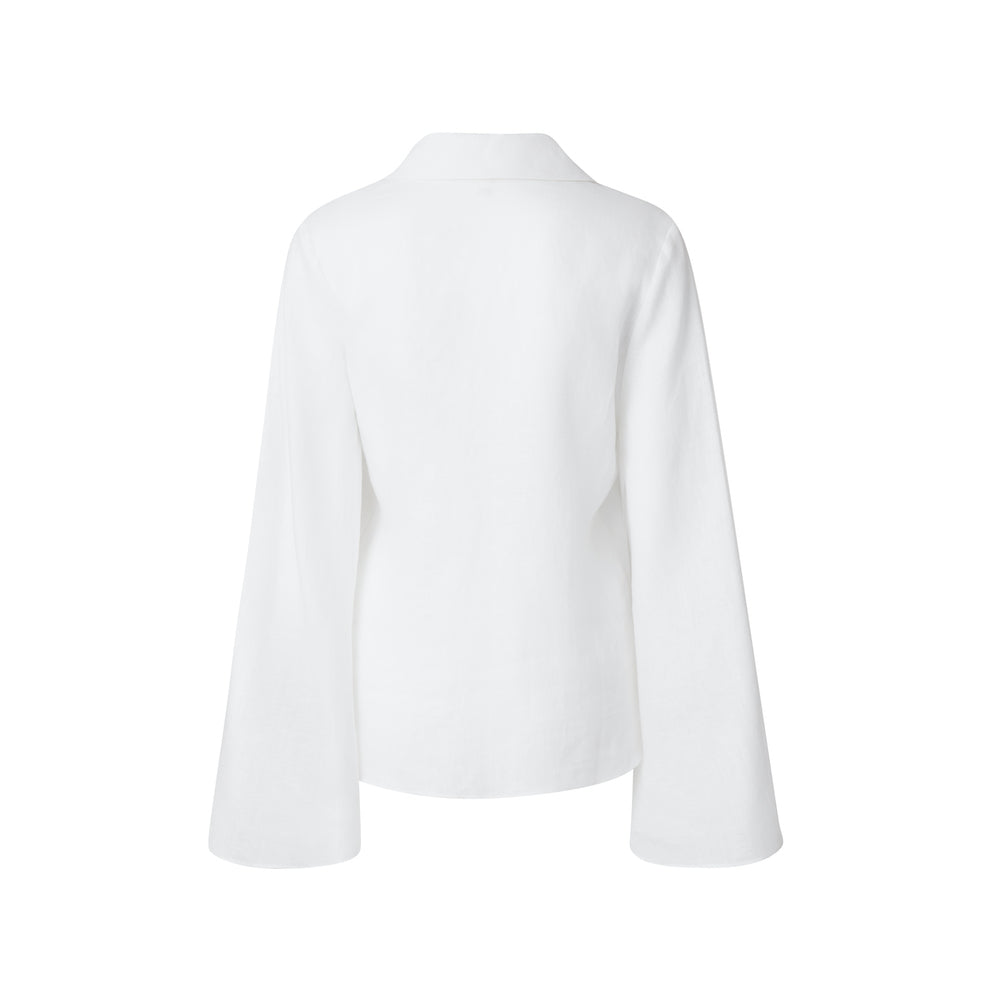Resort wear Linen set White linen shirt linen pants vitt linneset linnebyxor linne skjorta 