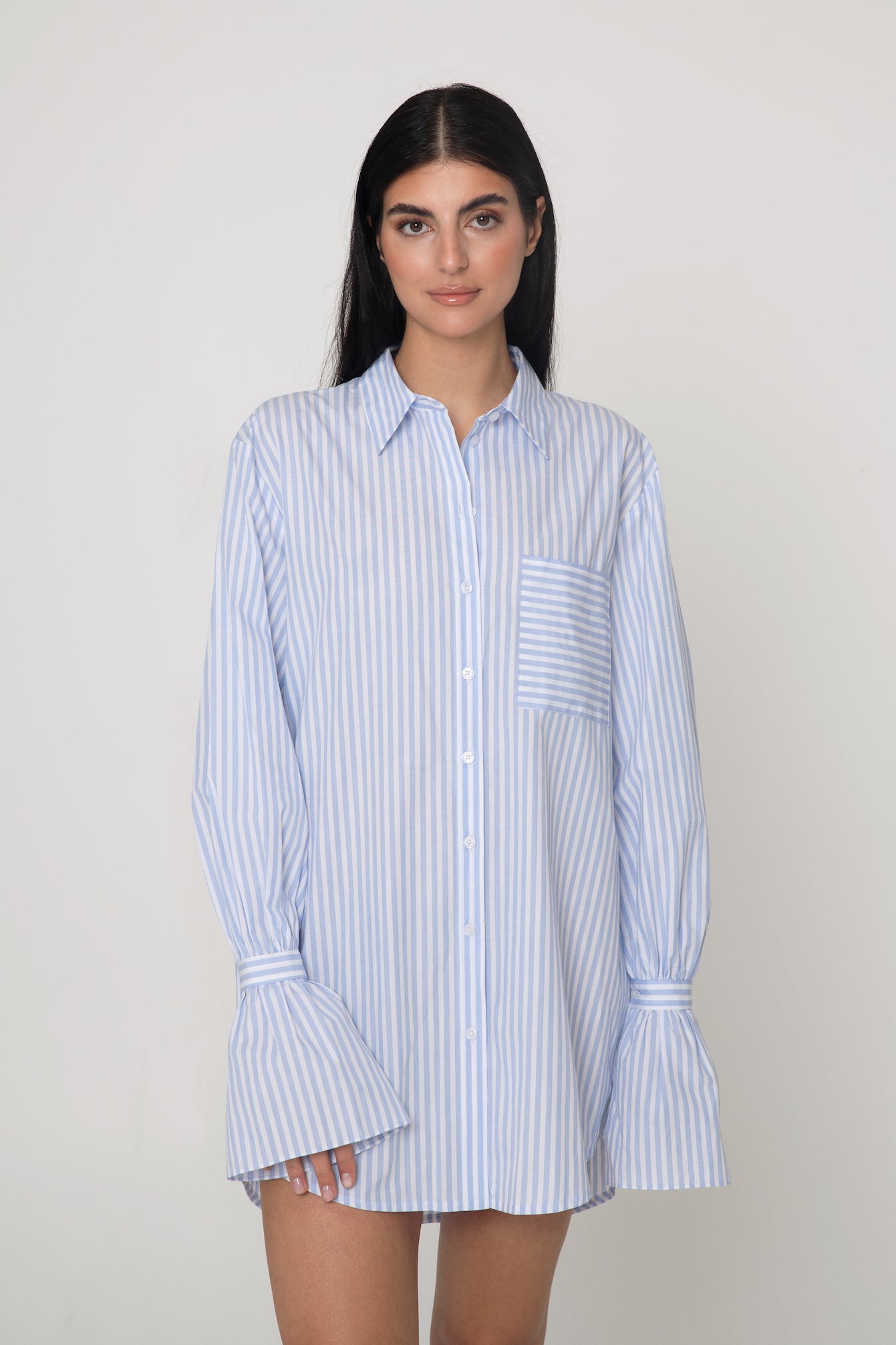 Jules shirt blue stripe